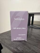 FARMASI NUTRIPLUS SPIRULINA DIETARRY SUPPLEMENT 60 TABLETS GENUINE NEW picture