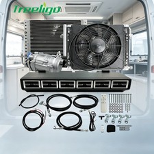 12V Cooling 6 Hole DC Air Conditioner Auto Under Dash Electric Car A/C Kit picture