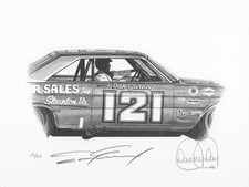 Ford Riverside Nascar Winner by Danny Day | Dan Gurney Autographed picture