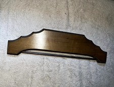 Vintage hand crafted real hard wood wall mounted tie rack picture