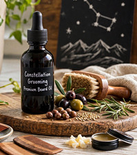 Constellation Grooming Premium Beard Oil, Handmade, Natural, 1oz (30 mL) picture