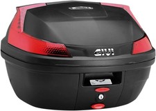 GIVI B37NA Monolock Blade Top Case 37L Matte Black Red Lenses picture