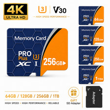128GB 256GB Micro SD Card Memory Card TF Card with Free Adapter High Speed Lot picture