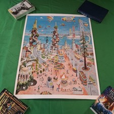 RARE Vintage Albert Tolf San Francisco Poster 1985 San Frantasia 22x28 Kohnke... picture