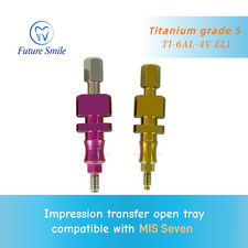 5/10/20pcs Dental Transfer Impression Coping Open Tray fits  for MIS Seven SP NP picture