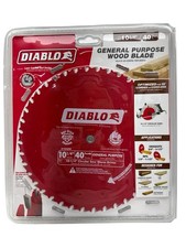 DIABLO Laser Cut Thin 10-1/4?  40 teeth General Purpose Wood Saw Blade D1040W picture