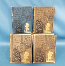 Dotty Dimples Series Sophie Mays HC Books Set 1-4 Gold Gilt 1893 Lee & Shepard picture