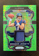 Panini 2023 Prizm C.J. Stroud #PJ-CJS Neon Green Pulsar Prizm RC MEM picture