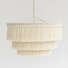 Beautiful Macrame Wall Hanging, Pendant Lamp Shade, Hanging Light, Boho Decor picture