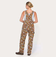 DU.LUTH Women's Heirloom Gardening Bib Overalls, Roasted Clove Garden Goats picture