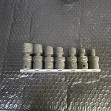 Snap On 3/8 To 3/4 3/8 Drive Universal Impac Socket Set Barely Used No Marks picture
