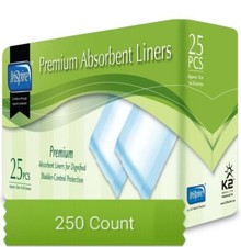 10 packs Inspire Premium Absorbent Liners 25 PCS 4x10 Inches 250 ct picture