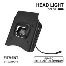 Super73 Vintage Headlamp Front Light Lamp For Super73 S1 S2 RX Y1 E-Bike Black picture