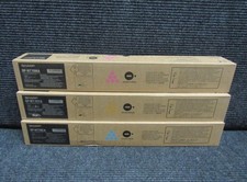 LOT OF 3 GENUINE SHARP BP-NT70CA/BP-NT70YA/BP-NT70MA (BP-50C26) TONER CARTRIDGE picture