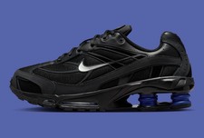 Nike Shox Ride 2 Black Metallic Silver Deep Royal Blue IM5999-010 Mens Size picture