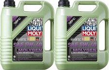LIQUI MOLY 20232 Molygen 5W40 Full Synthetic Engine Motor Oil 5L Green Glow 2Pk picture