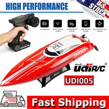 UDIRC 50Km/h Brushless RC Racing Boat 2.4GHz Electronic Remote Control Boat Gift picture