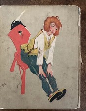 Antique Puss in Boots 1920 Vintage Hardcover Karle Lithographuc Co. picture