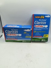 Claritin Family Lot RediTabs 24-HR Non-Drowsy Allergy Juniors Adult 30 CT Each  picture