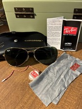 Vintage Ray-Ban  Chromax  Aviator Driving Sunglasses w/ Case picture
