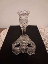 Elson Glass 1882-1893 Antique Victorian Combo Condiment and candlestick holder. picture