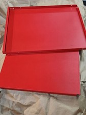 Equipto Red Shelves for Tool Box 22 in x 18 in 2 Qty picture