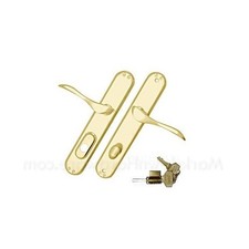 Pella Active Handle Keyed Set for Hinged Door Keys Left Hand LH - Polished Brass picture