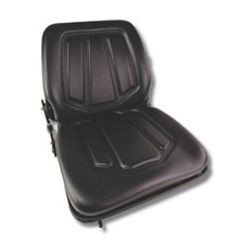 Eparts Universal Black Vinyl Seat for Several Forklift/Skid Steer Brands picture