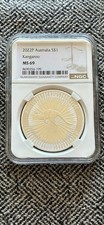 2022-P Australia Kangaroo 1 oz Silver NGC Certified MS69 🇦🇺 Perth Mint BU picture