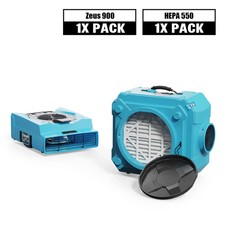 Alorair Air Solution Combo Pack With 1 X 950 CFM Air Mover and 1 X Air Scrubber picture