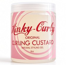 Kinky-Curly Original Curling Custard 8oz Natural Styling Gel Sealed and NEW picture