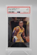 2014-15 Panini Select Kobe Bryant #20 Los Angeles Lakers PSA 9 MINT picture