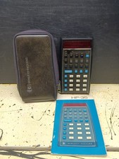 Vintage Hewlett Packard HP-35 Calculator With Leather HP Case TESTED 💥 picture