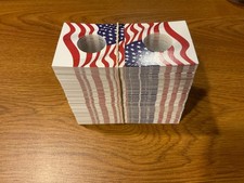 100 American Flag 2x2 Holders for Dimes, Nickels, Pennies; FullColor picture