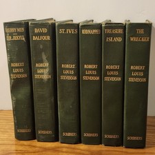 1908 Robert Louis Stevenson, 6 Literary Classics, Pub Charles Scribner's Sons picture