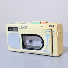 Sanyo MR-A2 Portable Cassette Radio Boombox Mono Serviced Fully Functional picture