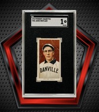 James Westlake *SGC 1* 1910 Piedmont Cigarettes Baseball Vintage T206 Danville picture