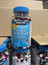 2 For 1 Kirkland Signature 100mg Stool Softener Docusate Sodium - 400 Softgels picture