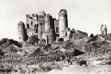 1934 Vintage ETHIOPIA Abyssinian Royal Castle Ruins Landscape Photo Gravure picture