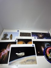Lot Of 11 Total (7 Different) Official NASA Photos And 1 Sticker  picture