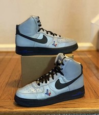 Nike Air Force 1 Premium Le High Dallas All-Star Size 9 Silver picture