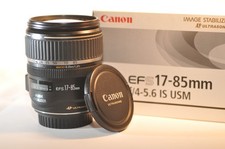 Canon EF-S 17-85mm f/4-5.6 IS USM CLEAN lens for EOS T8 T7 T6 SL 90D 80D 70D 7D picture