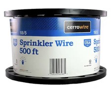 Cerrowire 500 ft. 18/5 Black Solid Copper Sprinkler Wire 500 feet spool picture