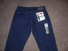 WRANGLER Five Star blue Regular Fit cotton Jeans 35x34 NEW WITH TAGS NWT picture