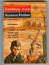 Rare December 1961 Magazine of FANTASY & SCIENCE FICTION Evergreen by Aldiss picture