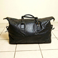 Authentic Vintage Coach Heritage Web Leather Weekender Cabin Bag picture