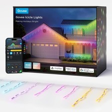 Govee Icicle Lights Smart RGBIC Christmas Lights Outside 400 LEDs 32.8 ft H70D1 picture