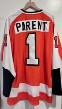 Mitchell & Ness XL 1974-1975 Philadelphia Flyers Bernie Parent Jersey Flyers picture