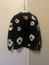 Denim Tears Levi’s Strauss Co Black Denim Jacket Men’s Size Medium Rare Archive picture