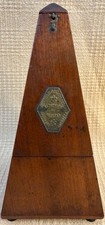 Antique PAQUET Metronome de Maelzel Paris No. 139489 c1866-1880 VTG Walnut picture